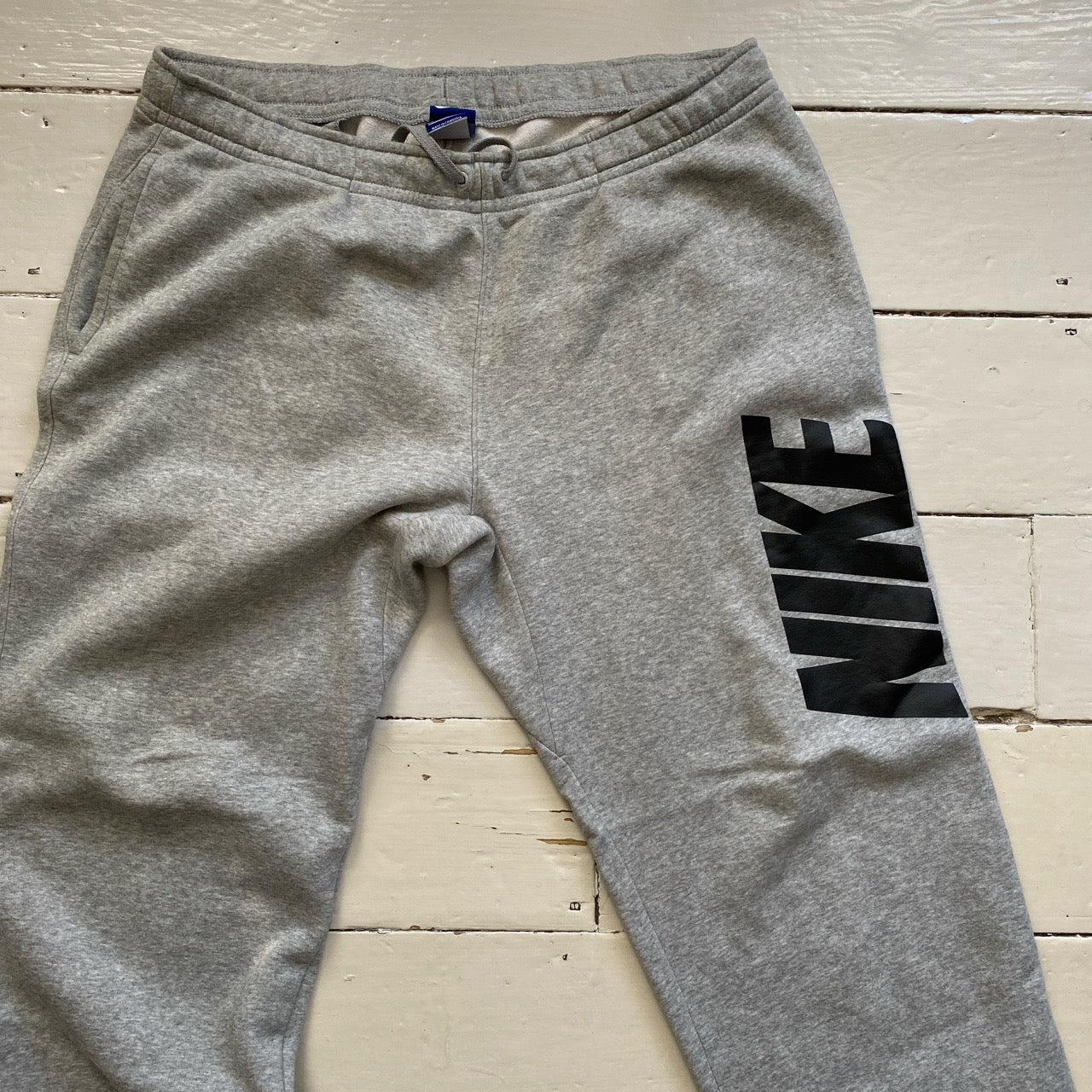 Nike Club Spellout Grey Joggers (XXL)