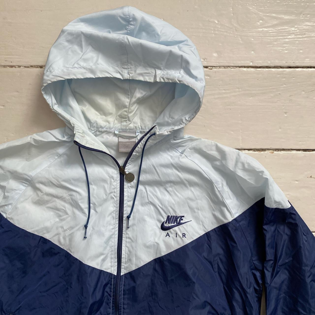 Nike Vintage Light Blue Windbreaker (Large)