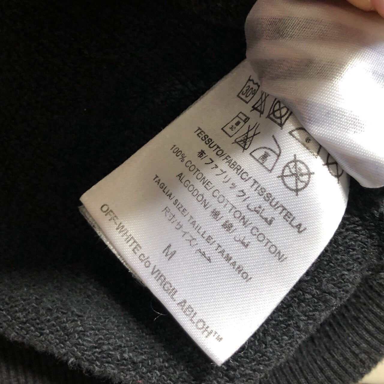 Off White Black and White Hoodie (Medium)