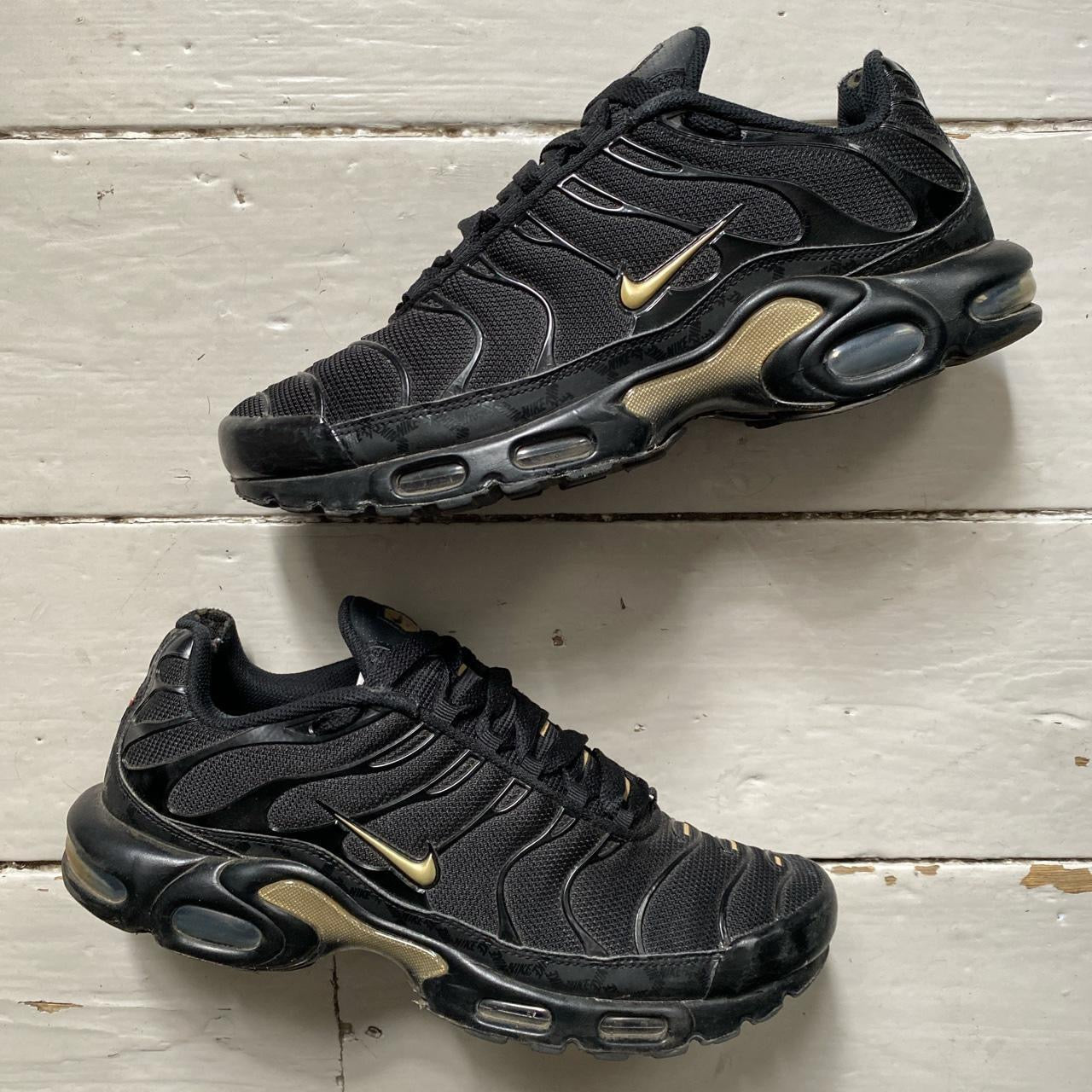 Nike TN Air Max Plus Black and Gold (UK 10)