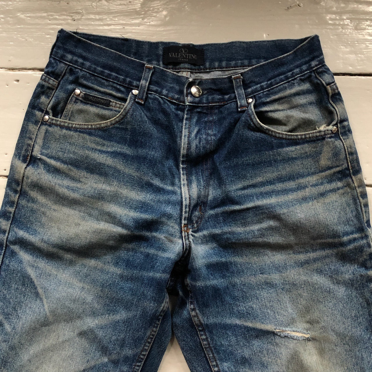 Valentino Vintage Distressed Jeans (34/29)