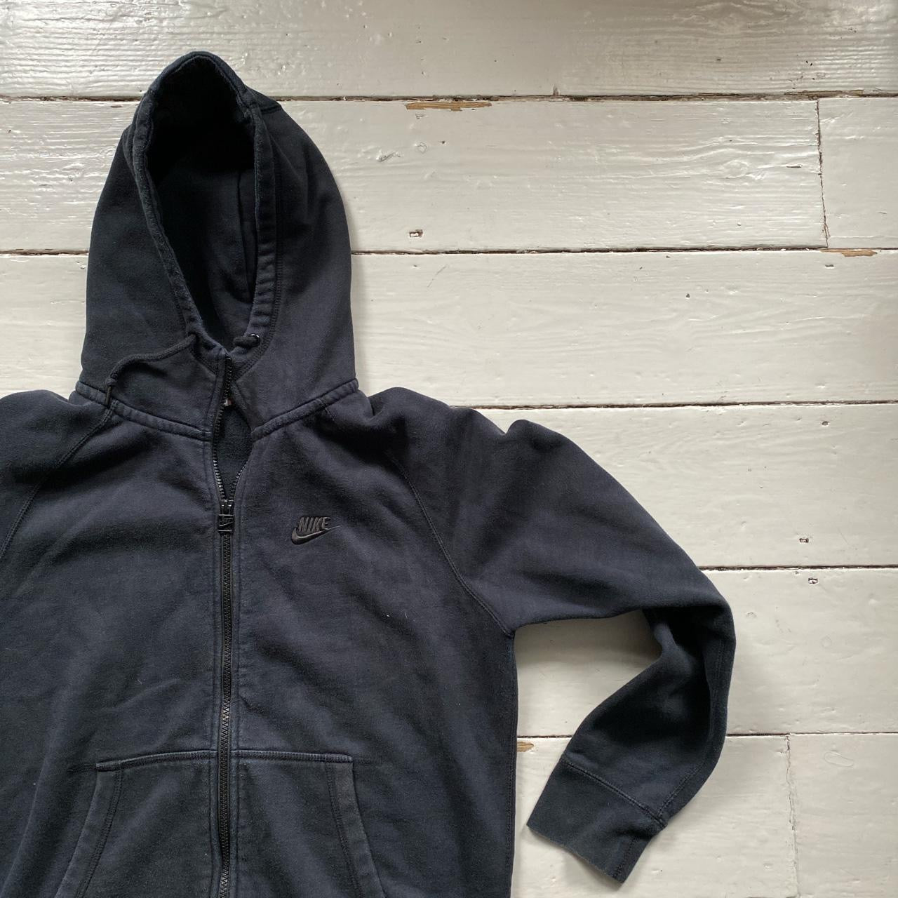 Nike Swoosh Black Hoodie (Large)
