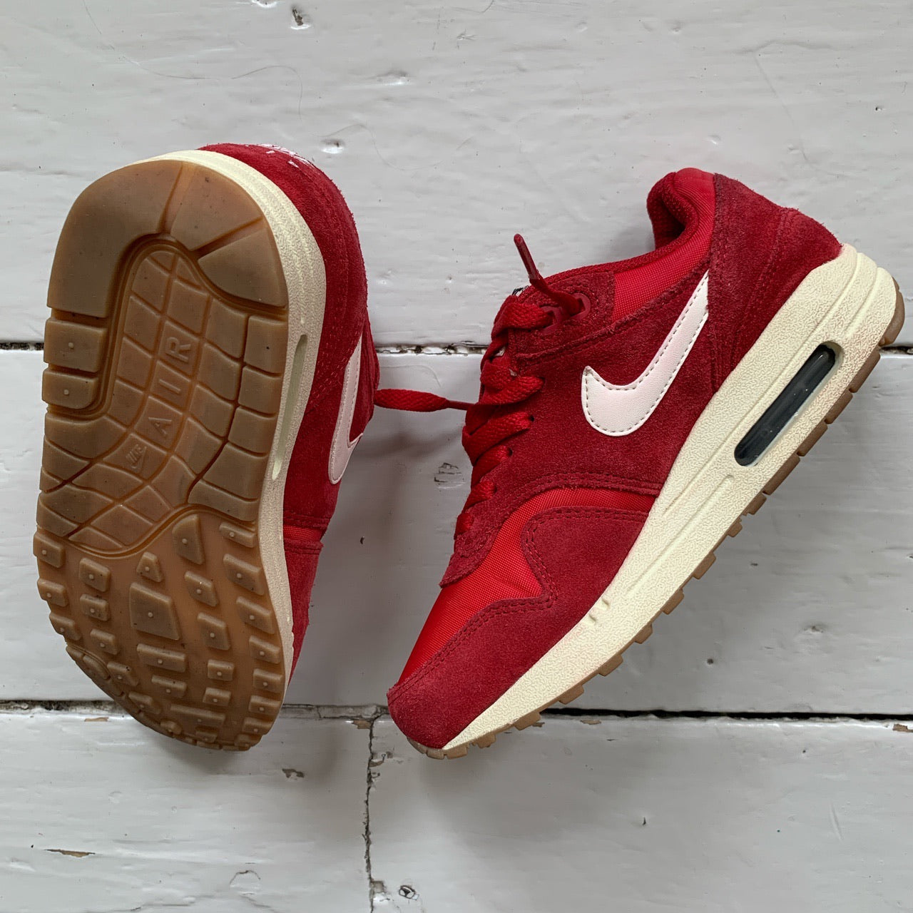 Nike Air Max 1 Red and White (UK 3)