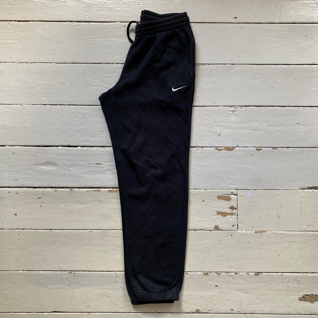 Nike Swoosh Black Joggers (Large)