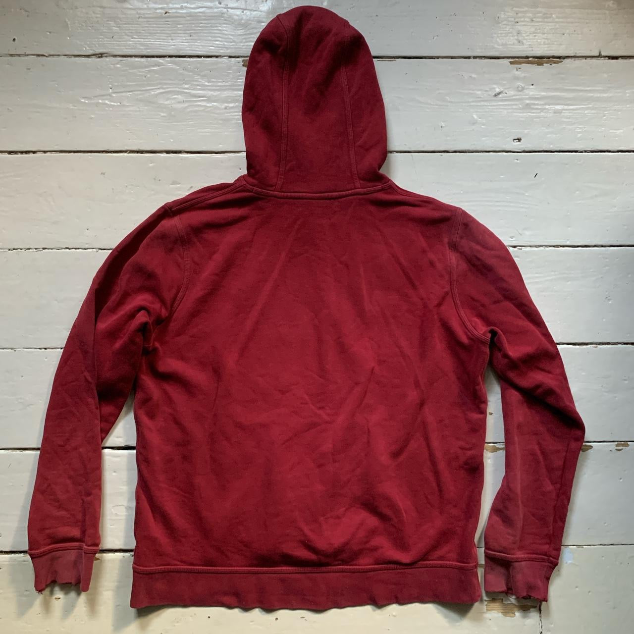 Nike Club Hoodie Burgundy (Large)