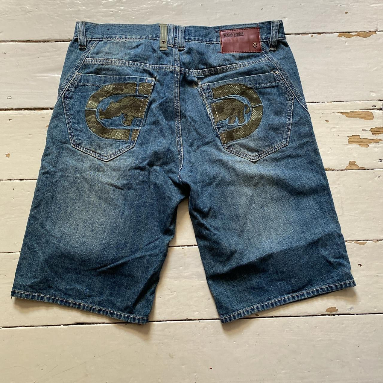 Ecko Vintage Navy Jorts Shorts (34W)