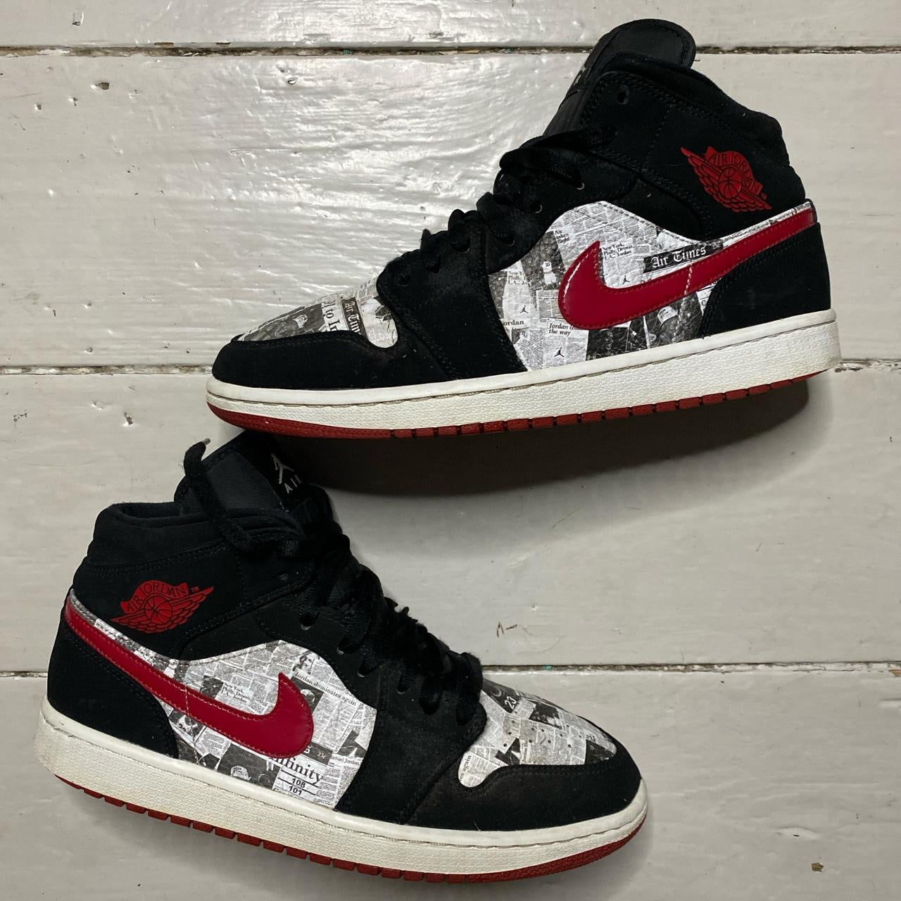 Jordan 1 Newspaper Air Times (UK 8)