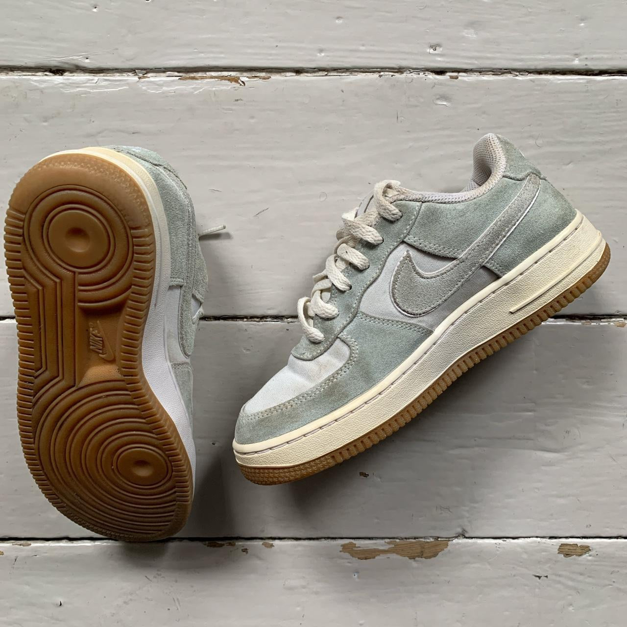 Nike Air Force 1 Grey Suede (UK 4)