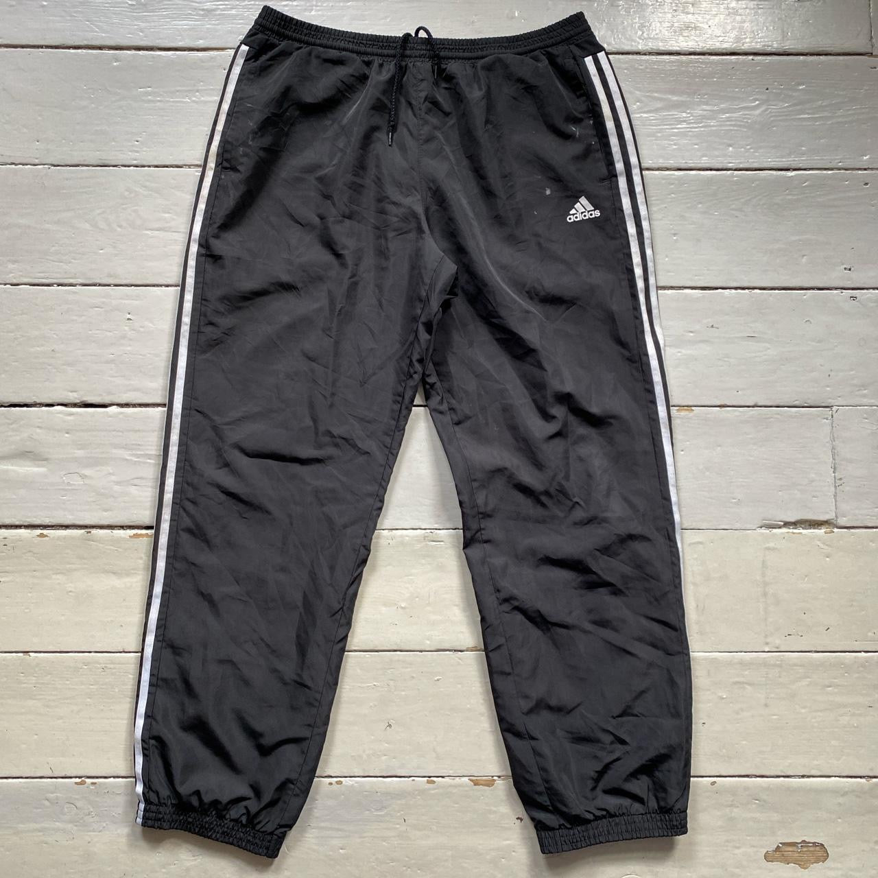 Adidas Black Shell Bottoms (XL)