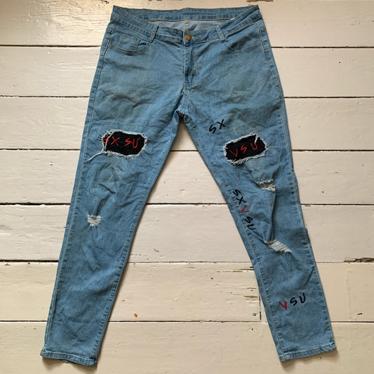 SX VSU Slim Fit Patch Jeans (34/30)