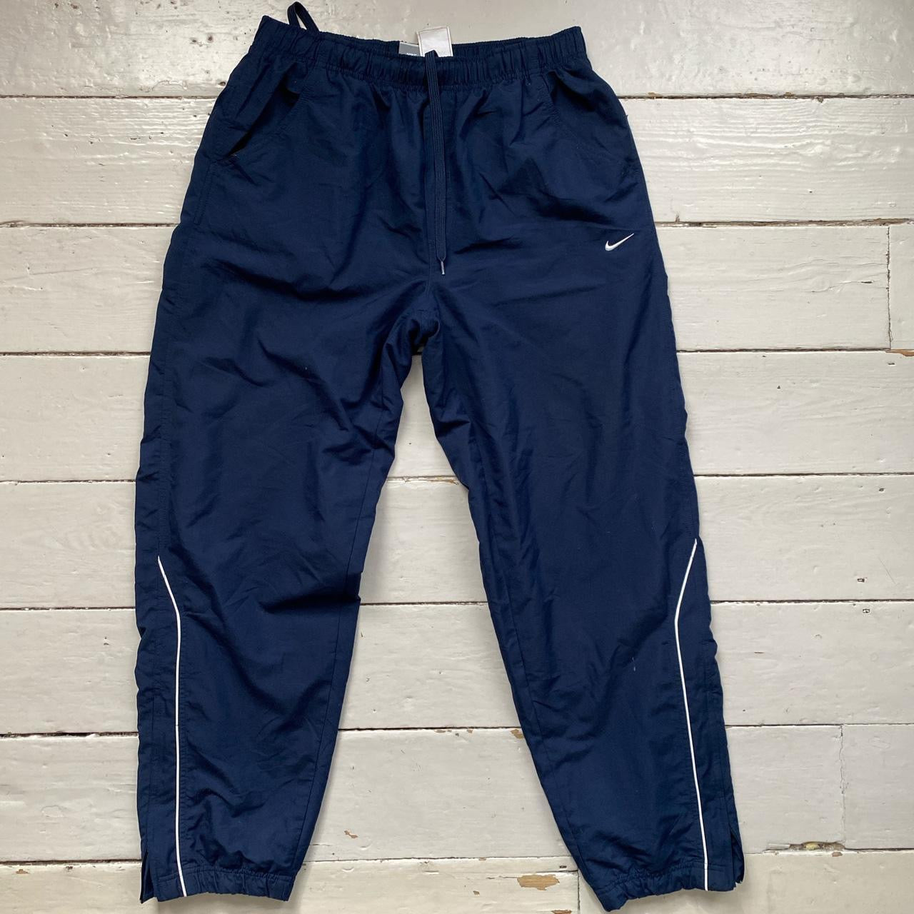 Nike Vintage Swoosh Navy Shell Bottoms (XL)