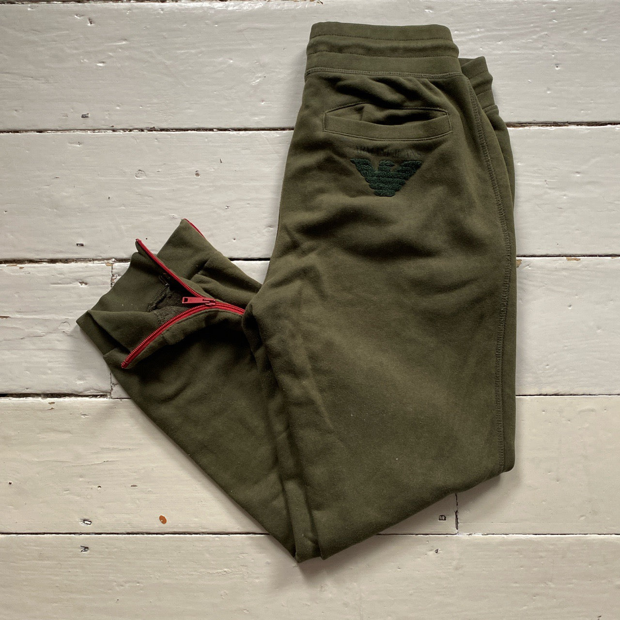 Armani Olive Green Joggers (Small)