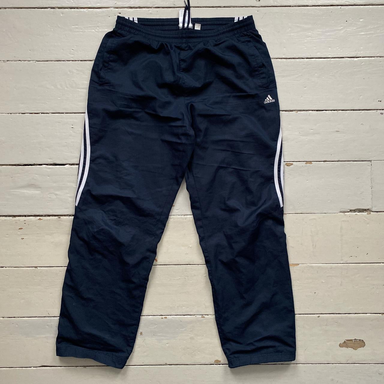 Adidas Navy Shell Bottoms (Large)