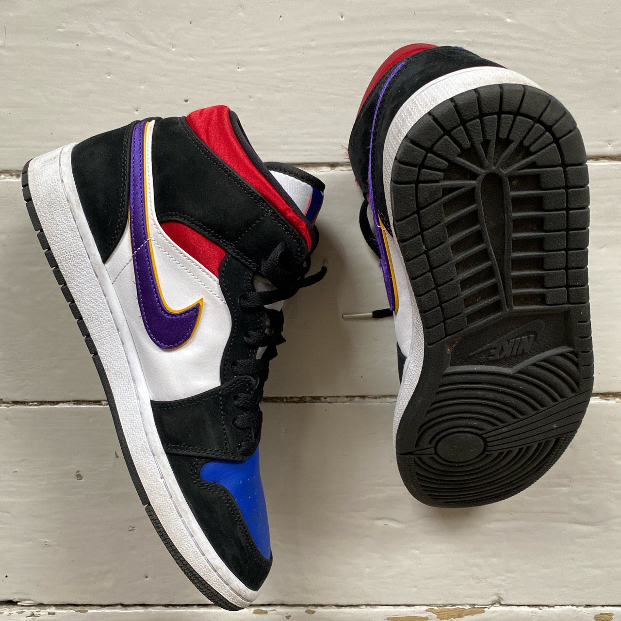 Nike Jordan 1 Mid Lakers Top 3 (UK 8.5)