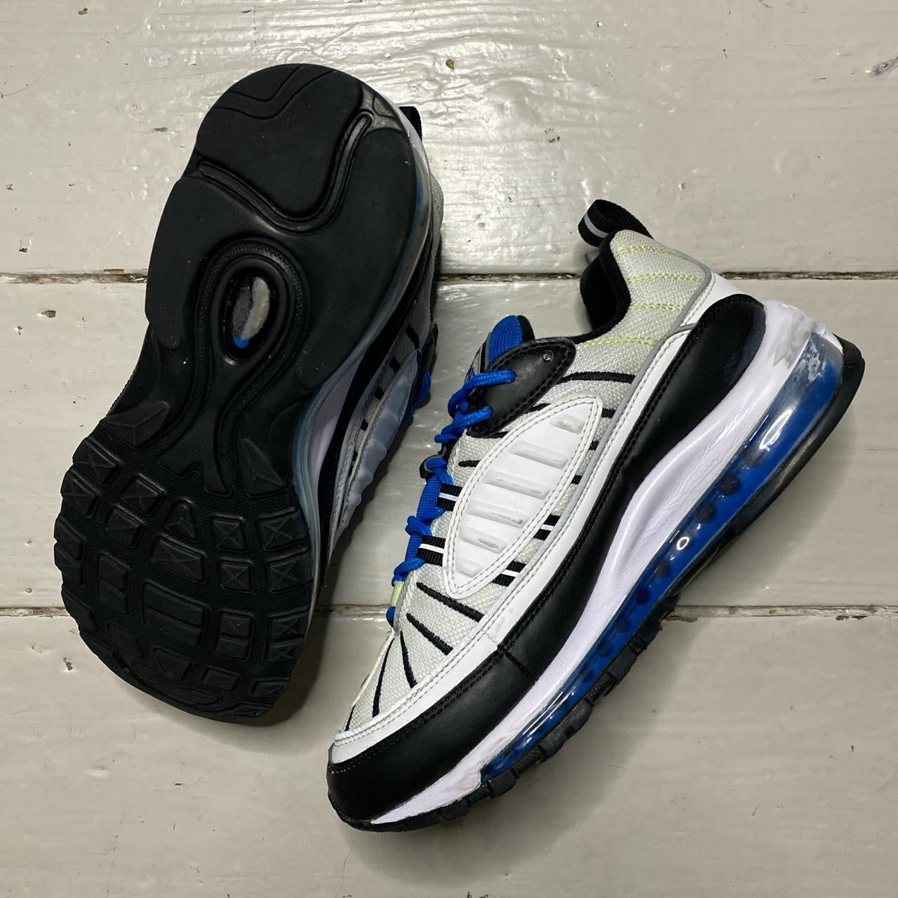 Nike Air Max 98 White Racer Blue (UK 7)