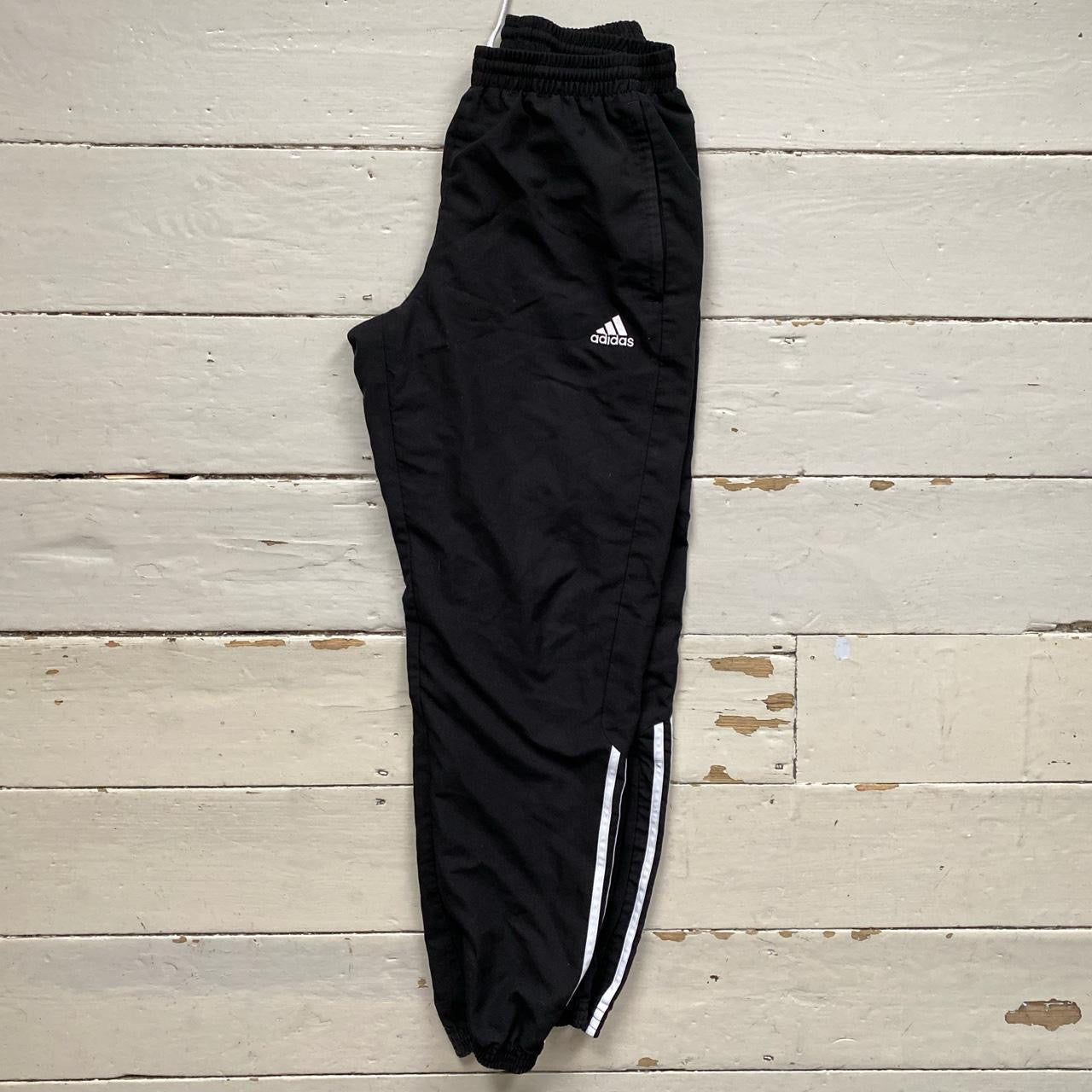Adidas Black Shell Bottoms (Medium)