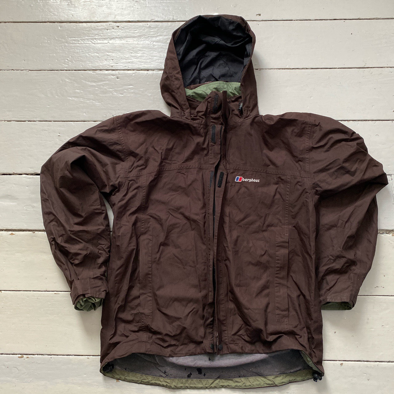 Berghaus Brown Windbreaker Jacket (Large)