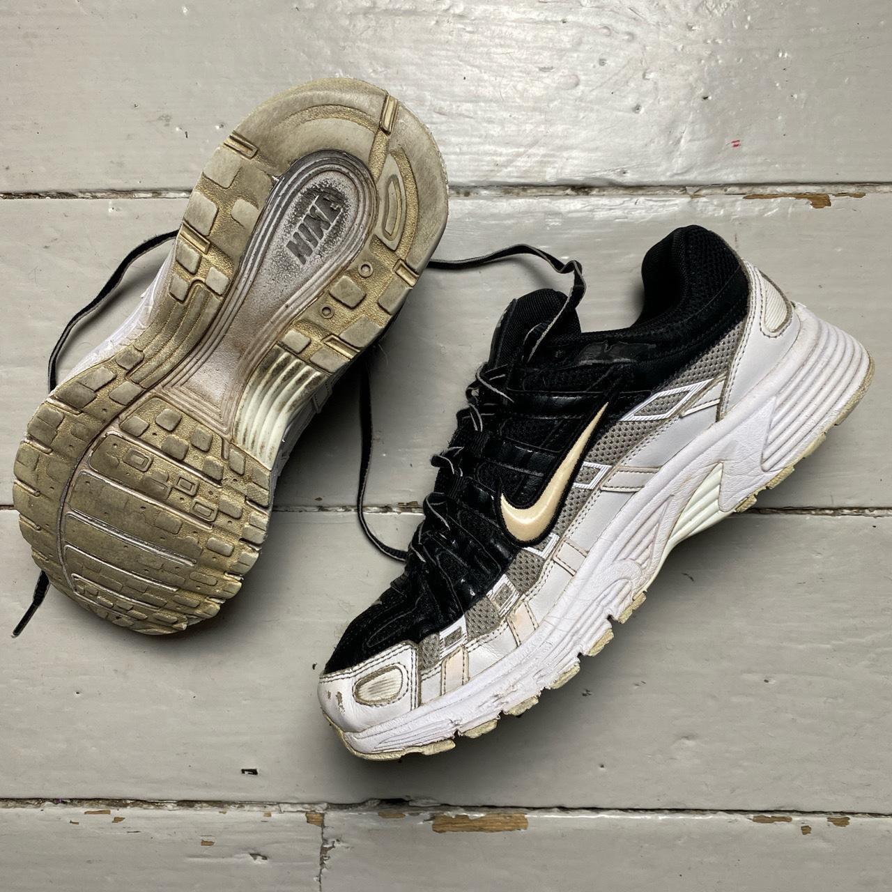 Nike P-6000 Black and White Womens (UK 7)