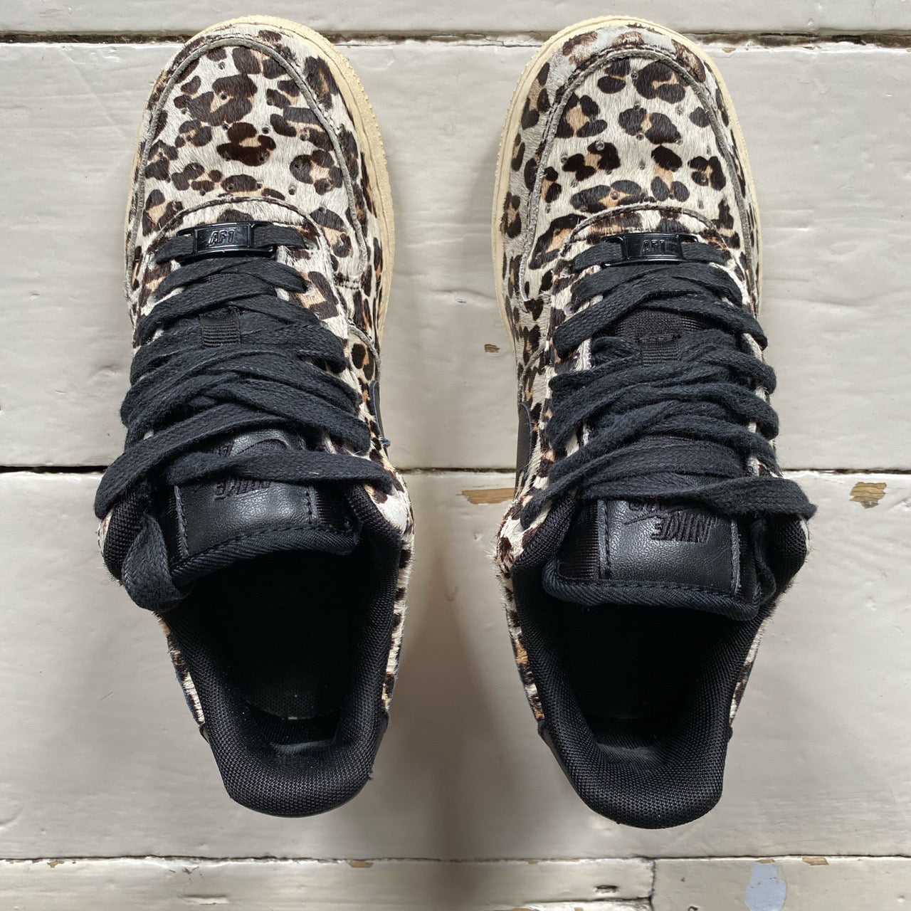 Nike Air Force 1 Leopard Pony Hair (UK 3)
