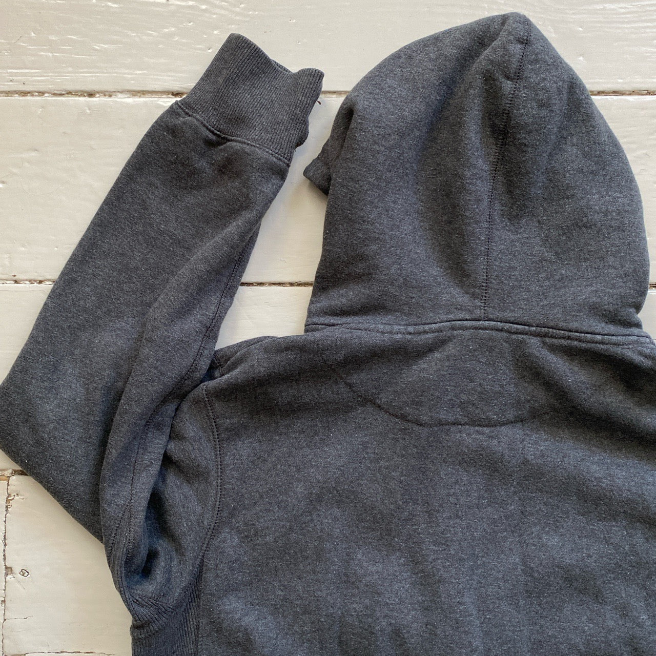 Nike Swoosh Grey Hoodie (Medium)