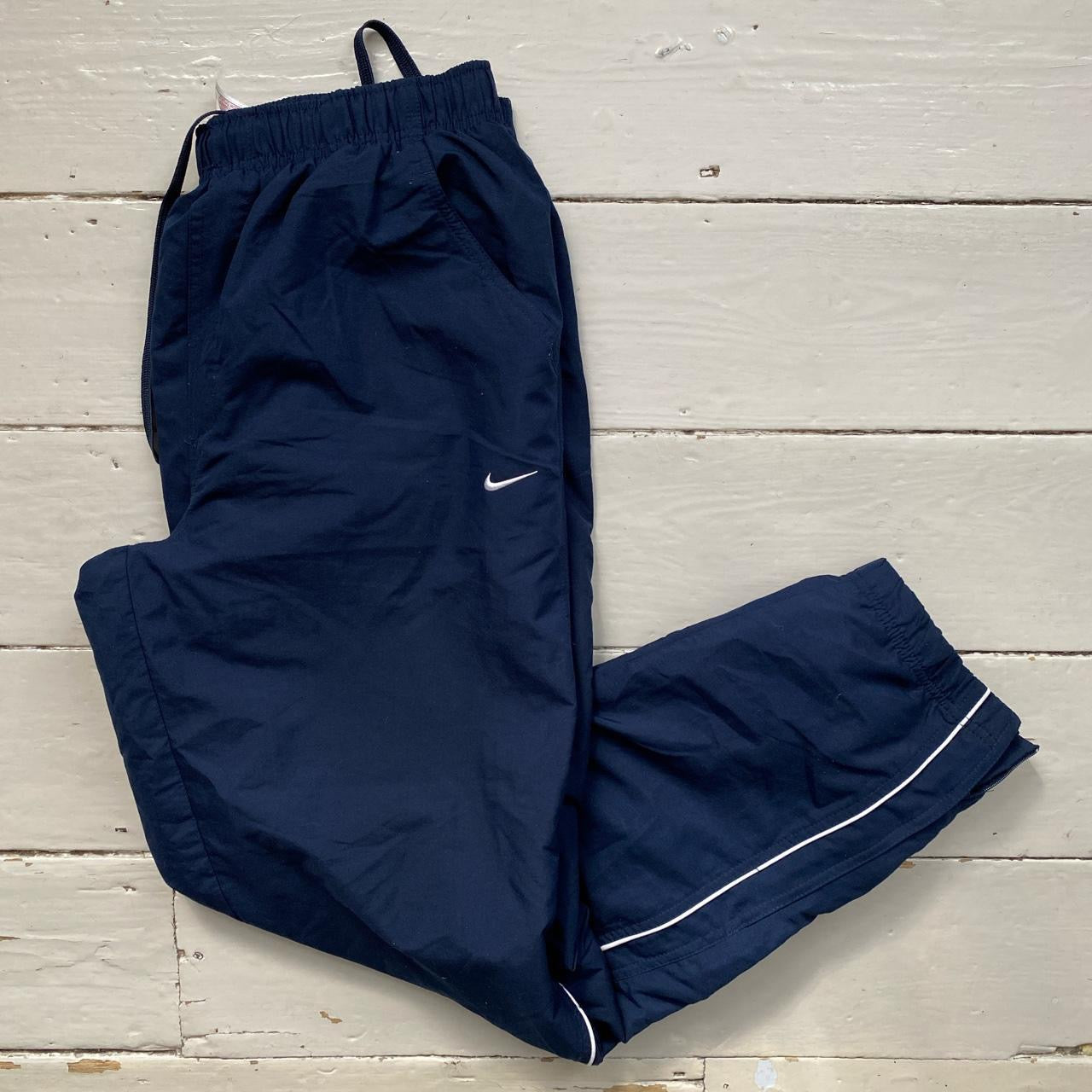 Nike Vintage Swoosh Navy Shell Bottoms (XL)