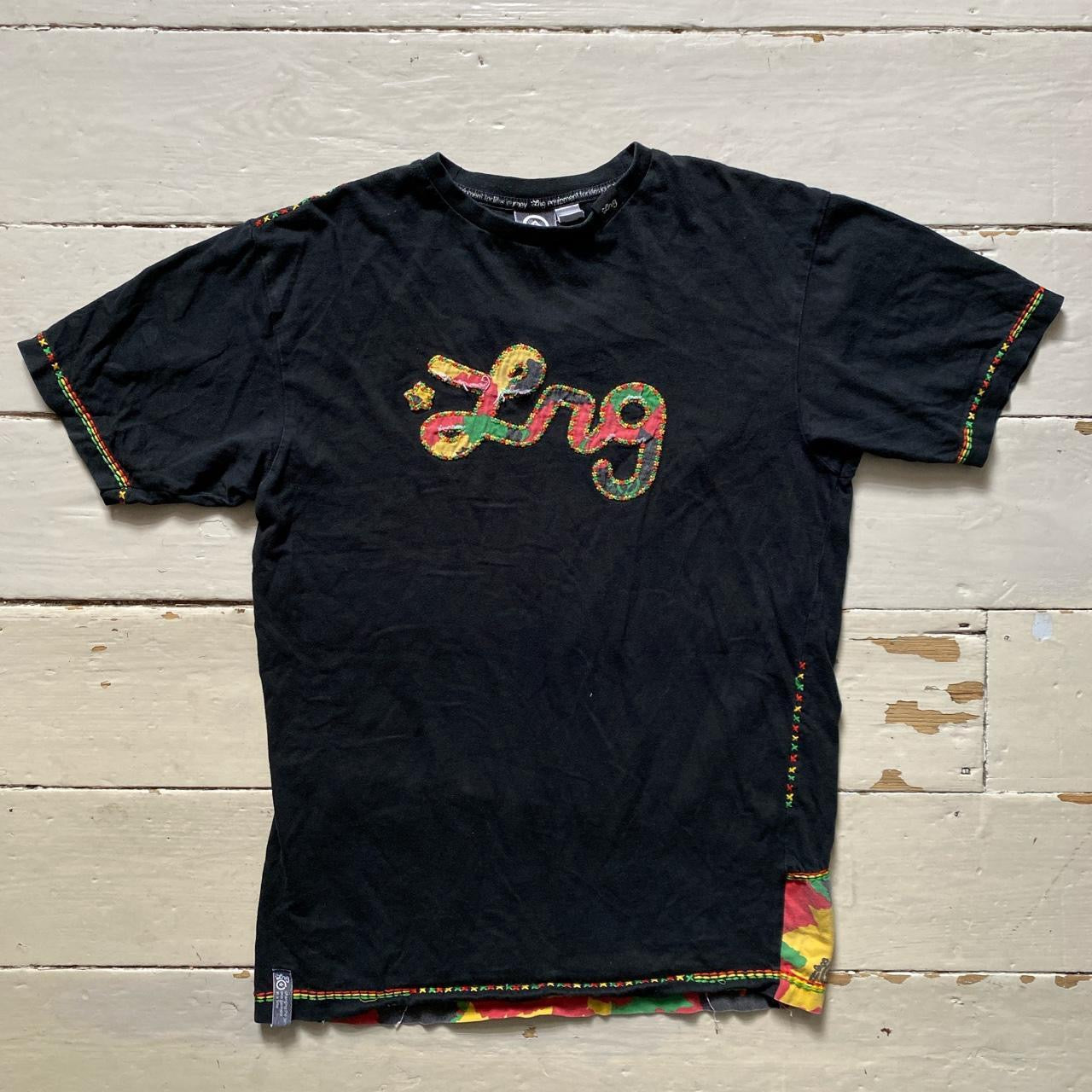 LRG Rasta T Shirt (Medium)