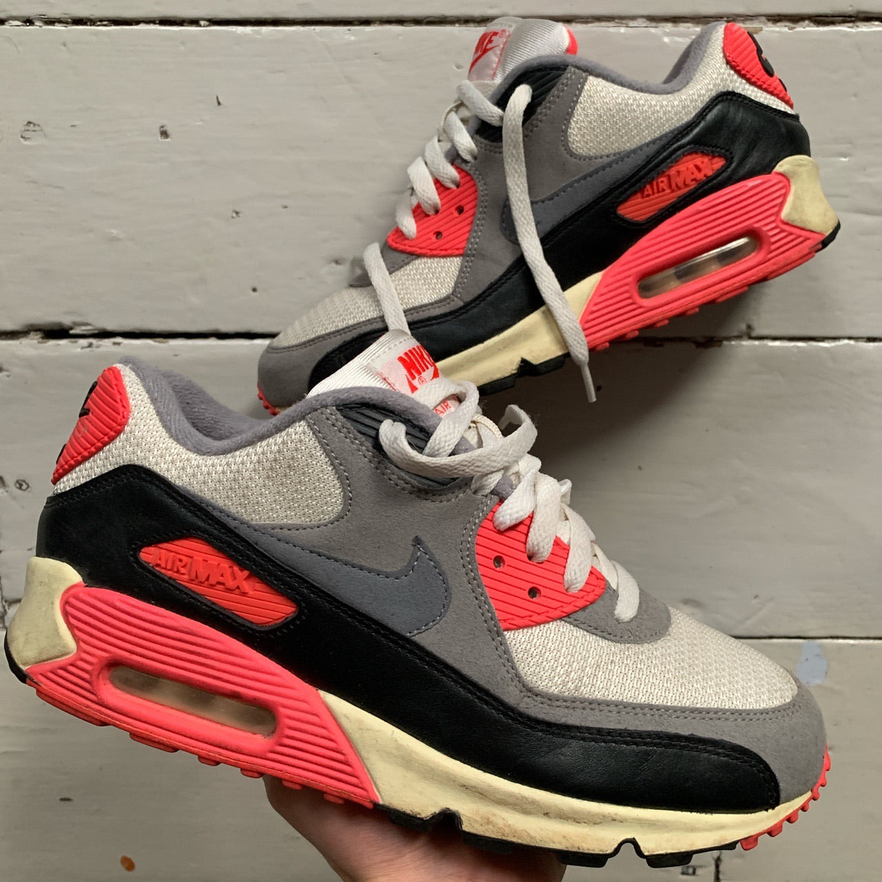 Nike Air Max 90 Infrared 2012 UK 7 Wear Garson