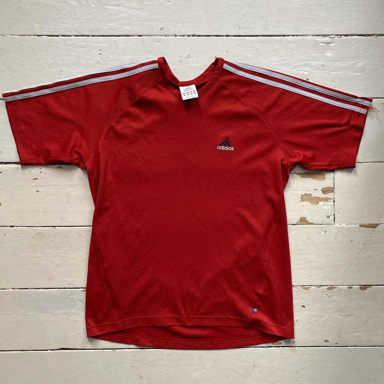 Adidas Red T Shirt (XL)