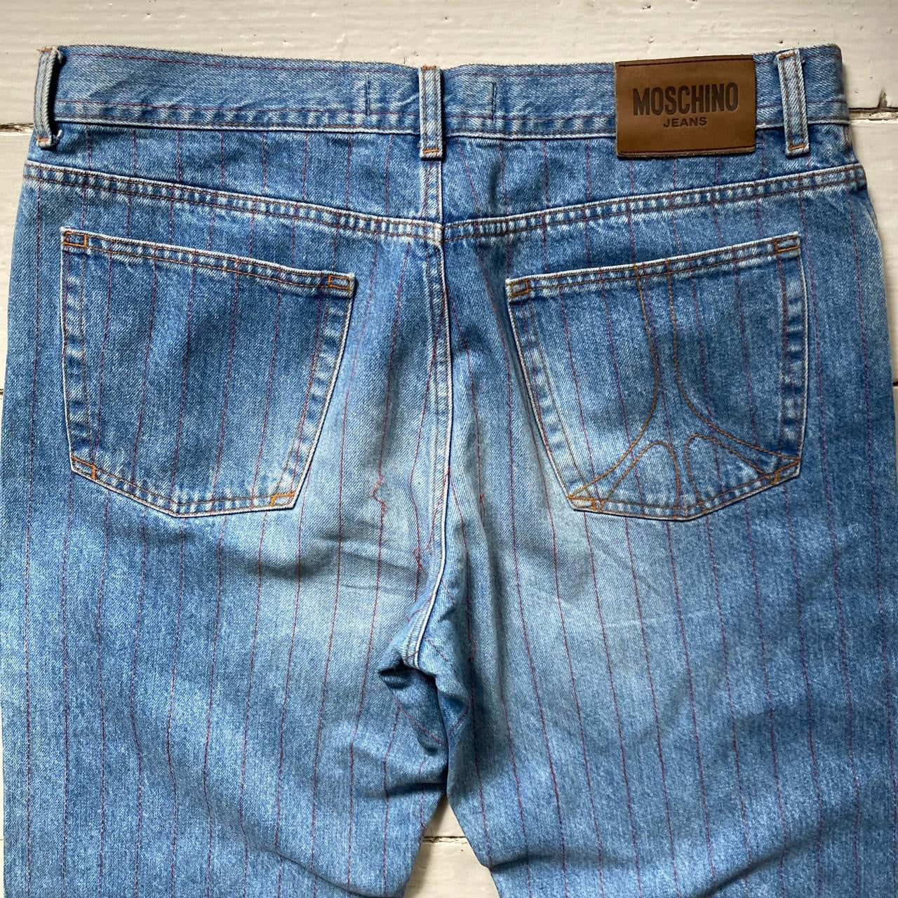 Moschino Vintage Pin Stripe Jeans (38/36)