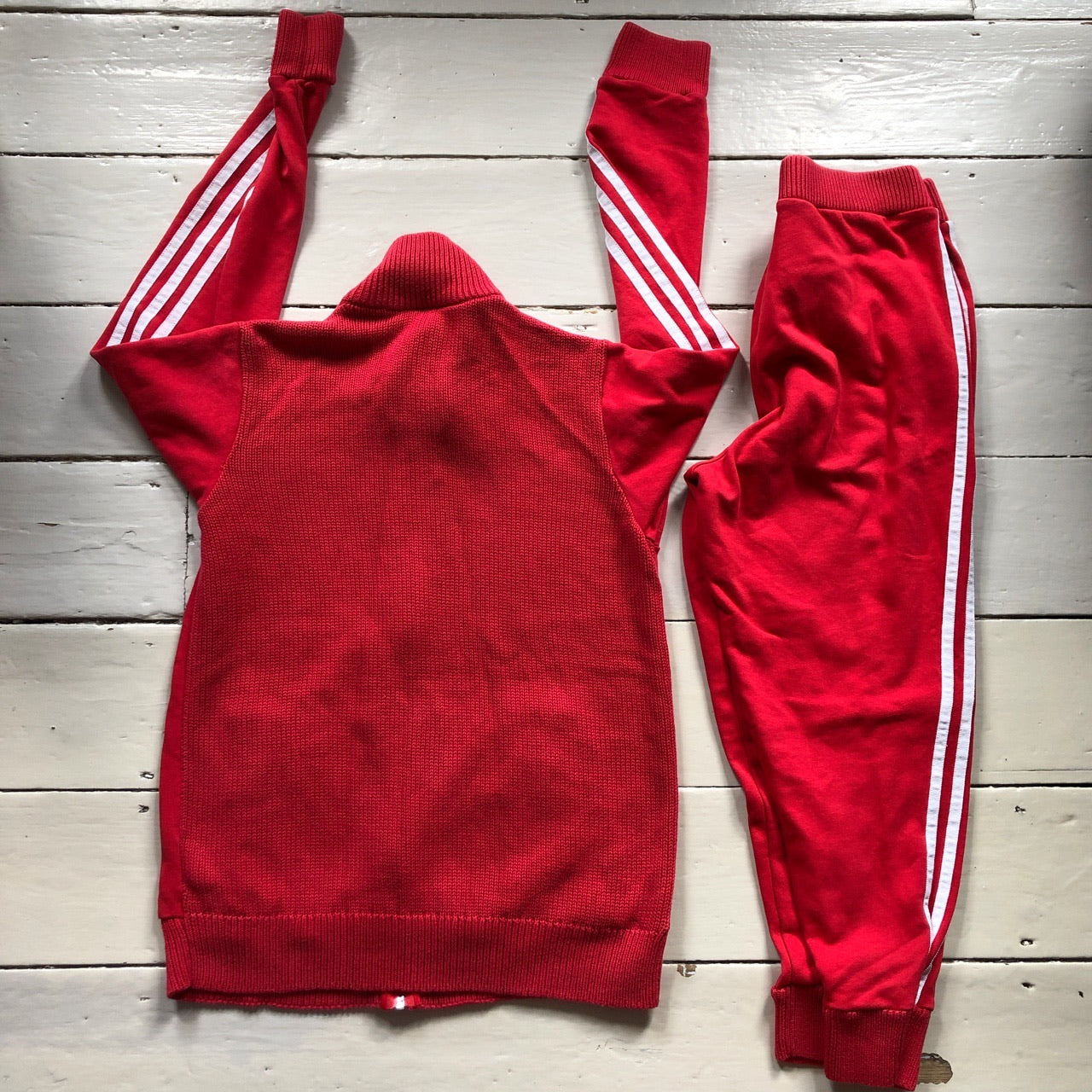Adidas Originals Red Tracksuit (UK 12/14)