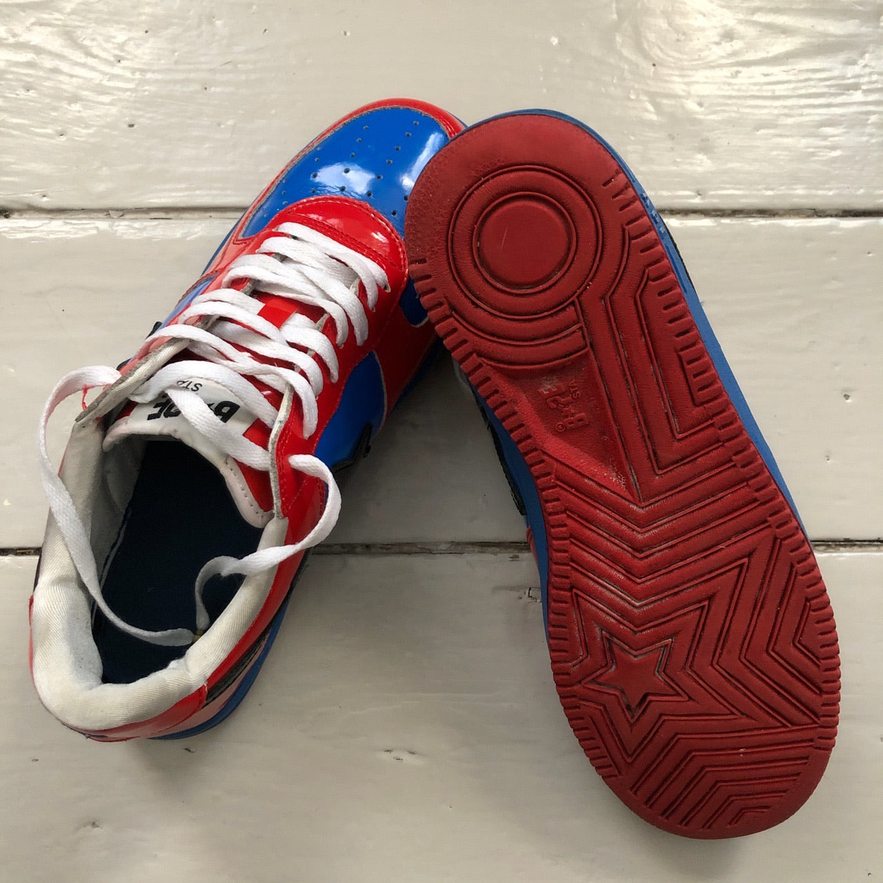 BAPE Bapesta Spiderman Trainers (UK 11)
