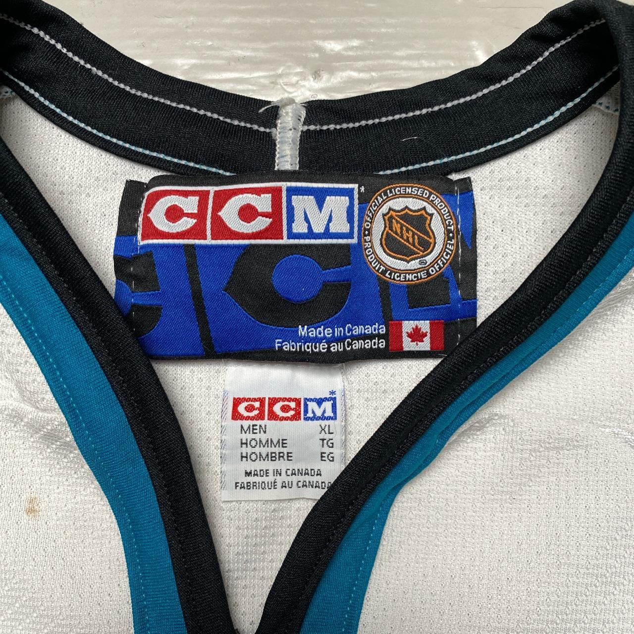 San Jose Sharks CCM Hockey Jersey (XL)