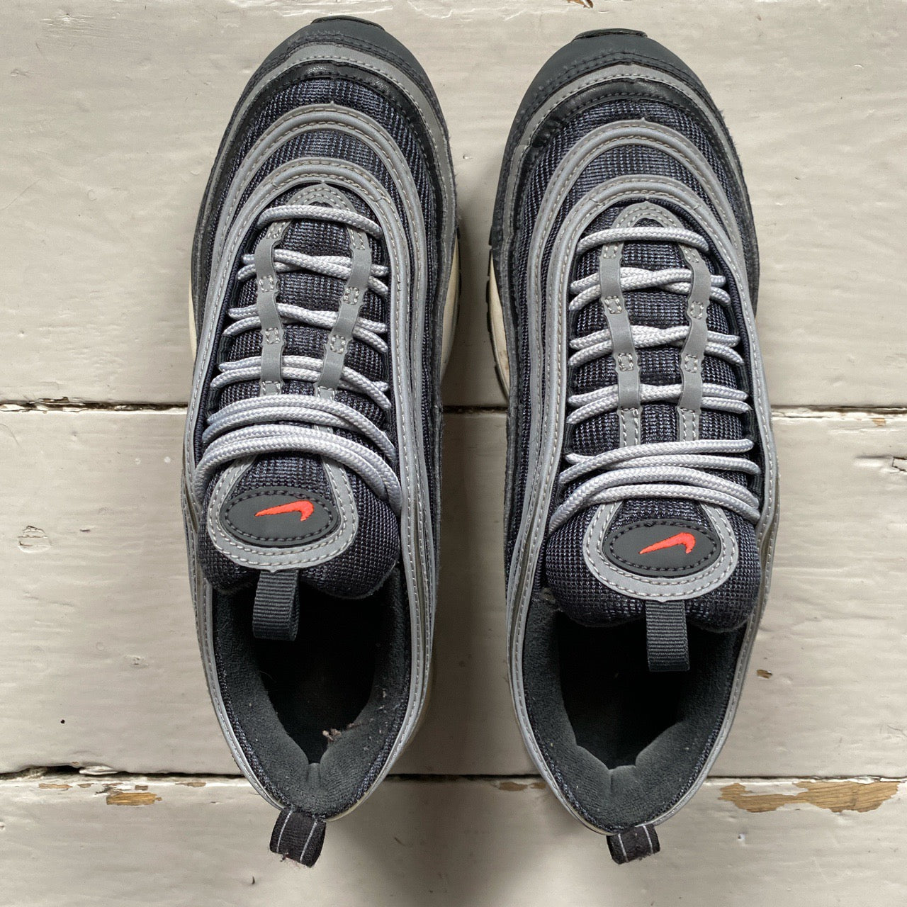 Nike Air Max 97 Grey and Orange (UK 6)