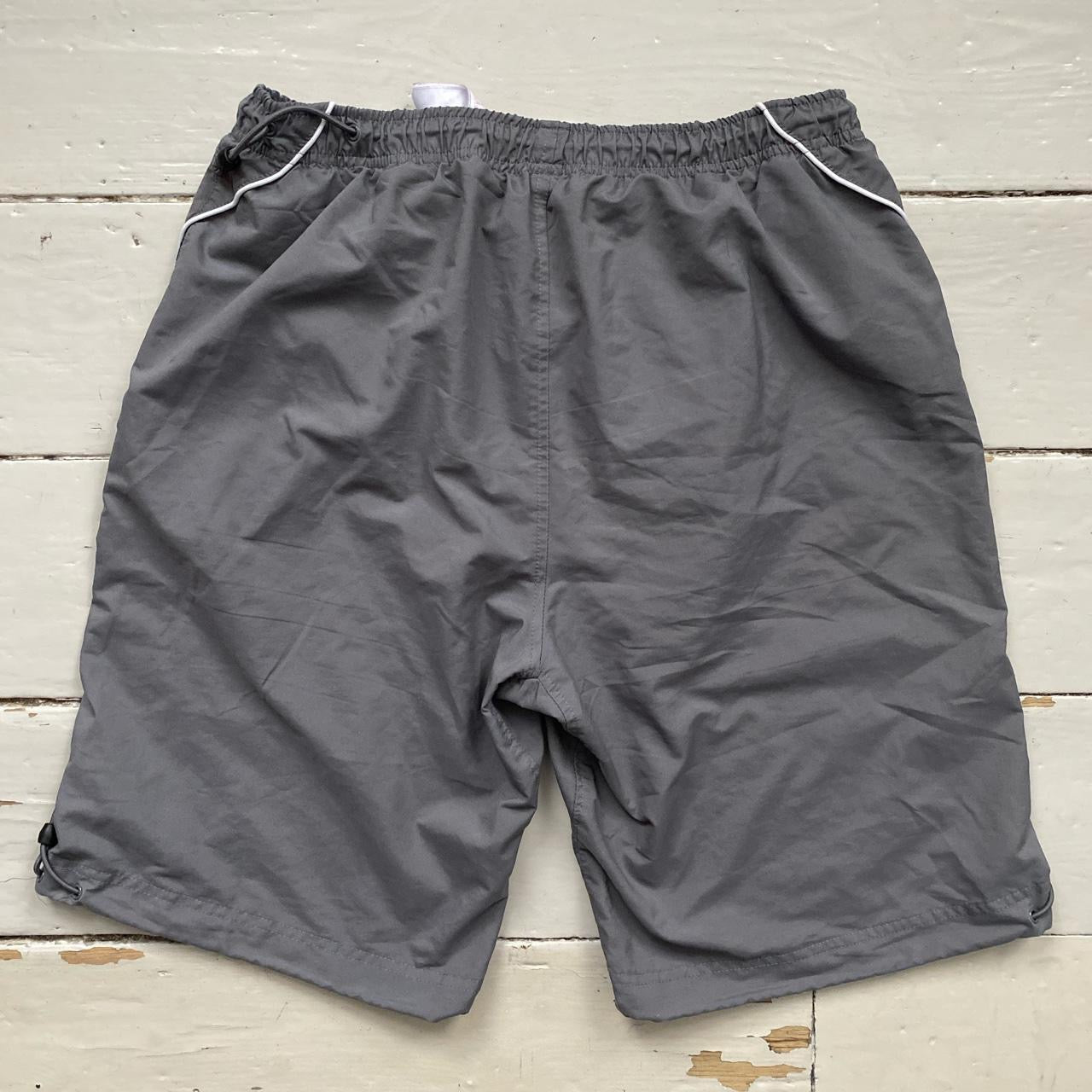 Nike Vintage Grey Shell Shorts (Medium)