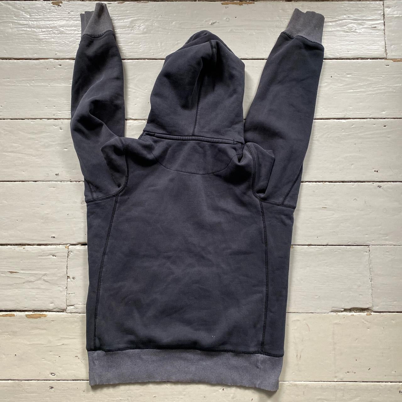 Nike Swoosh Grey Hoodie (Small)