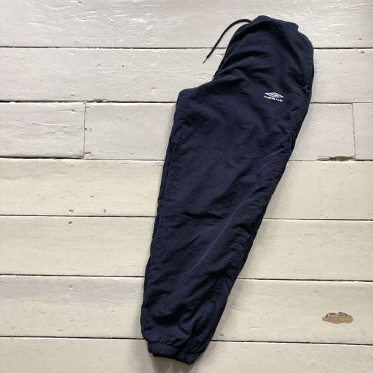 Umbro navy shell bottoms size S