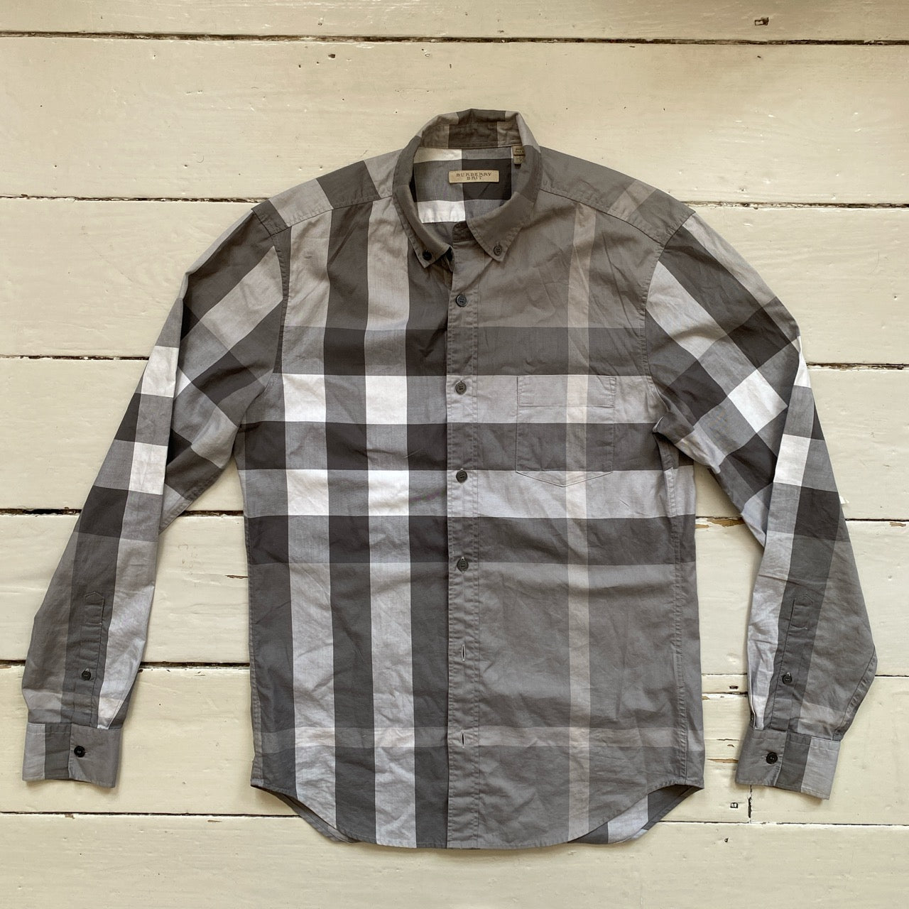 Burberry Brit Nova Check Grey Shirt (Small)