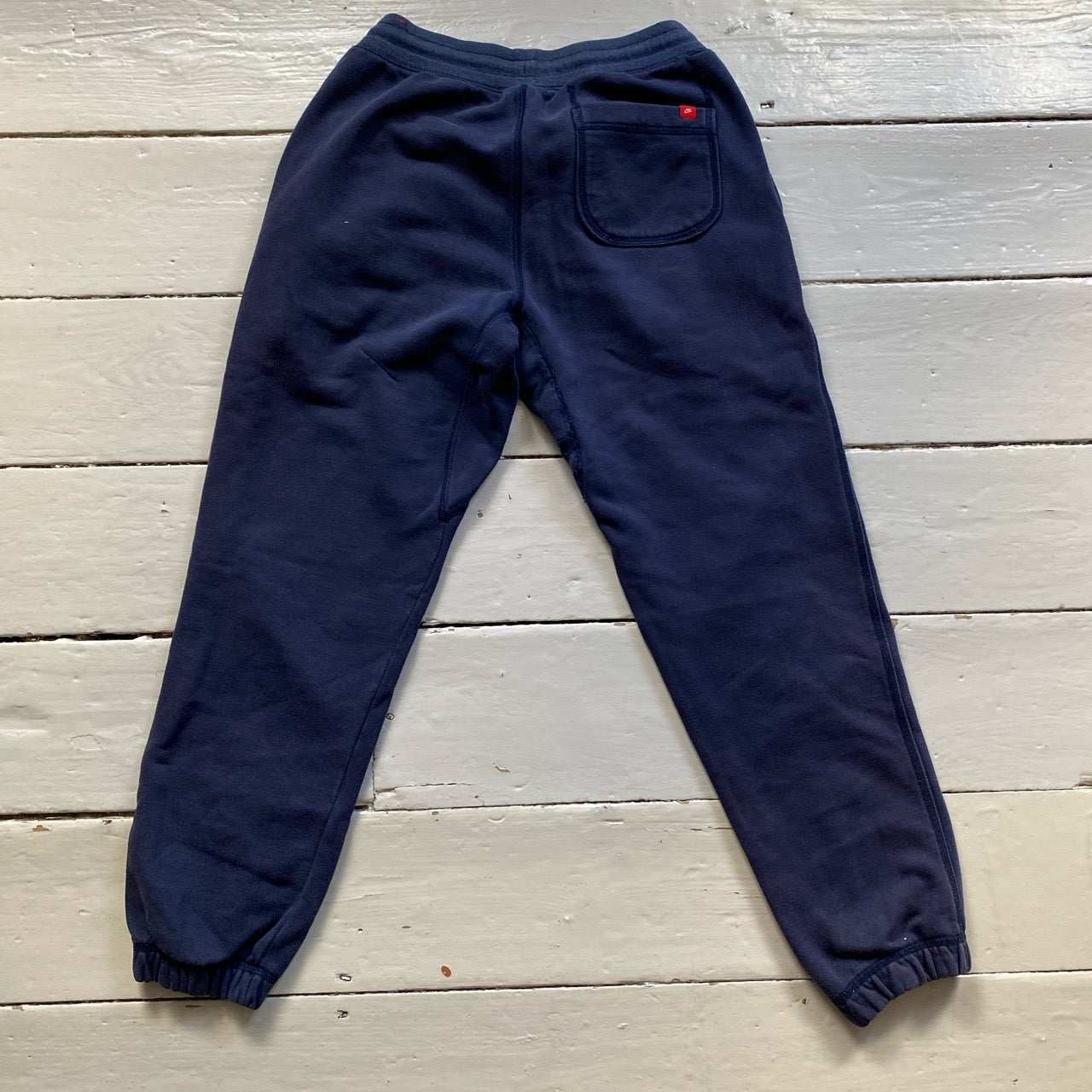Nike Swoosh Navy Joggers (Small)
