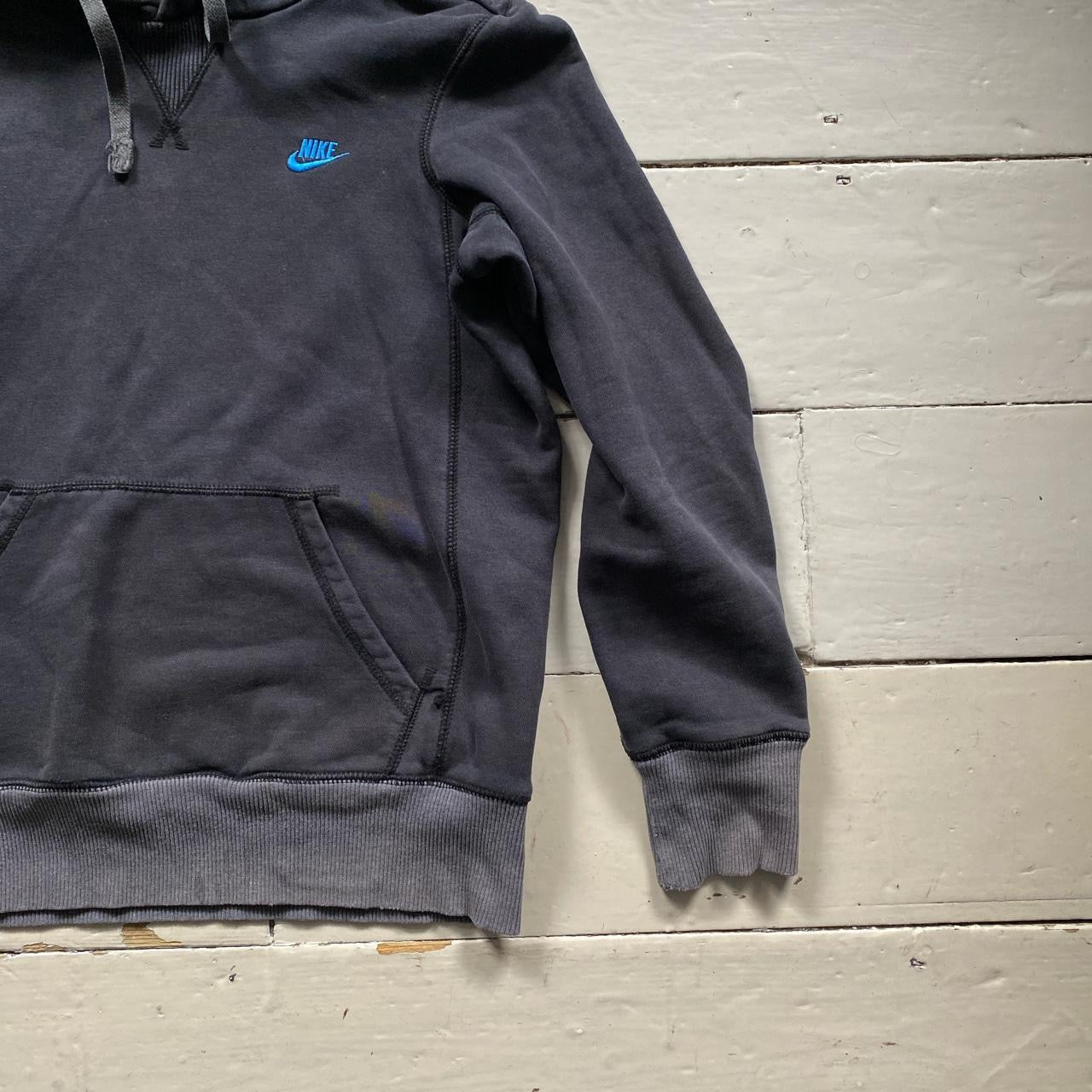 Nike Swoosh Grey Hoodie (Small)