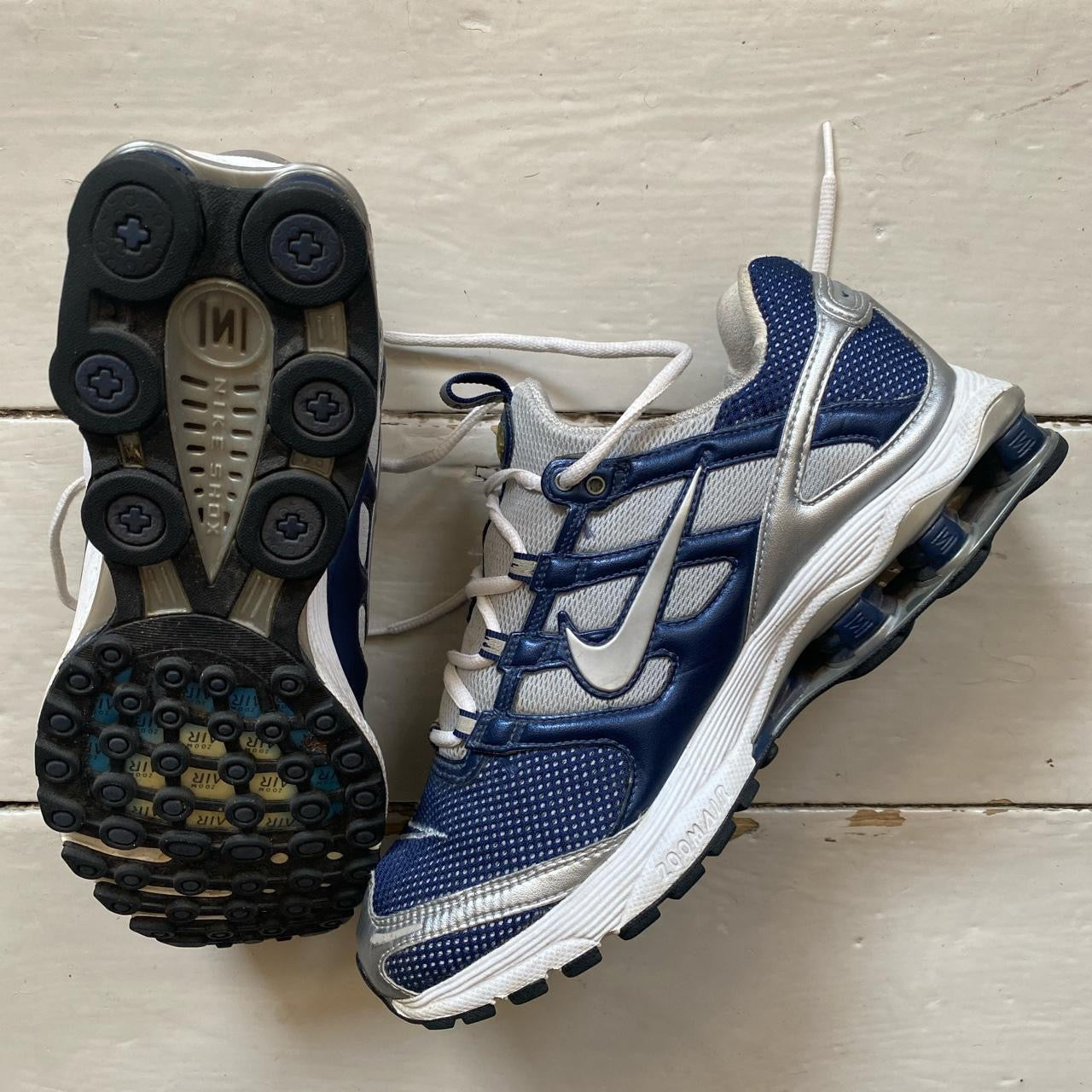 Nike Shox Navy Vintage (UK 8)