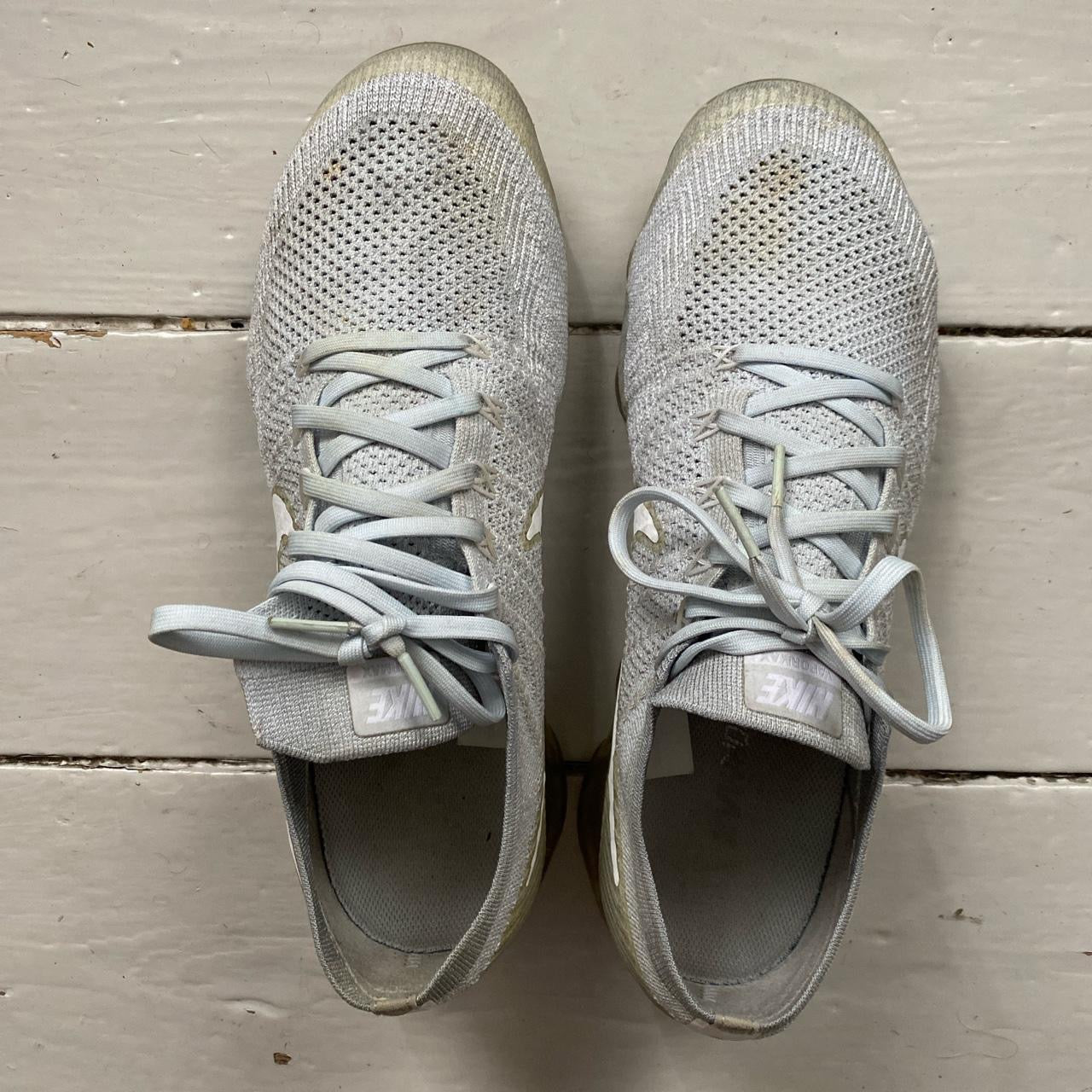 Nike Vapormax Flyknit 3 Silver (UK 10)