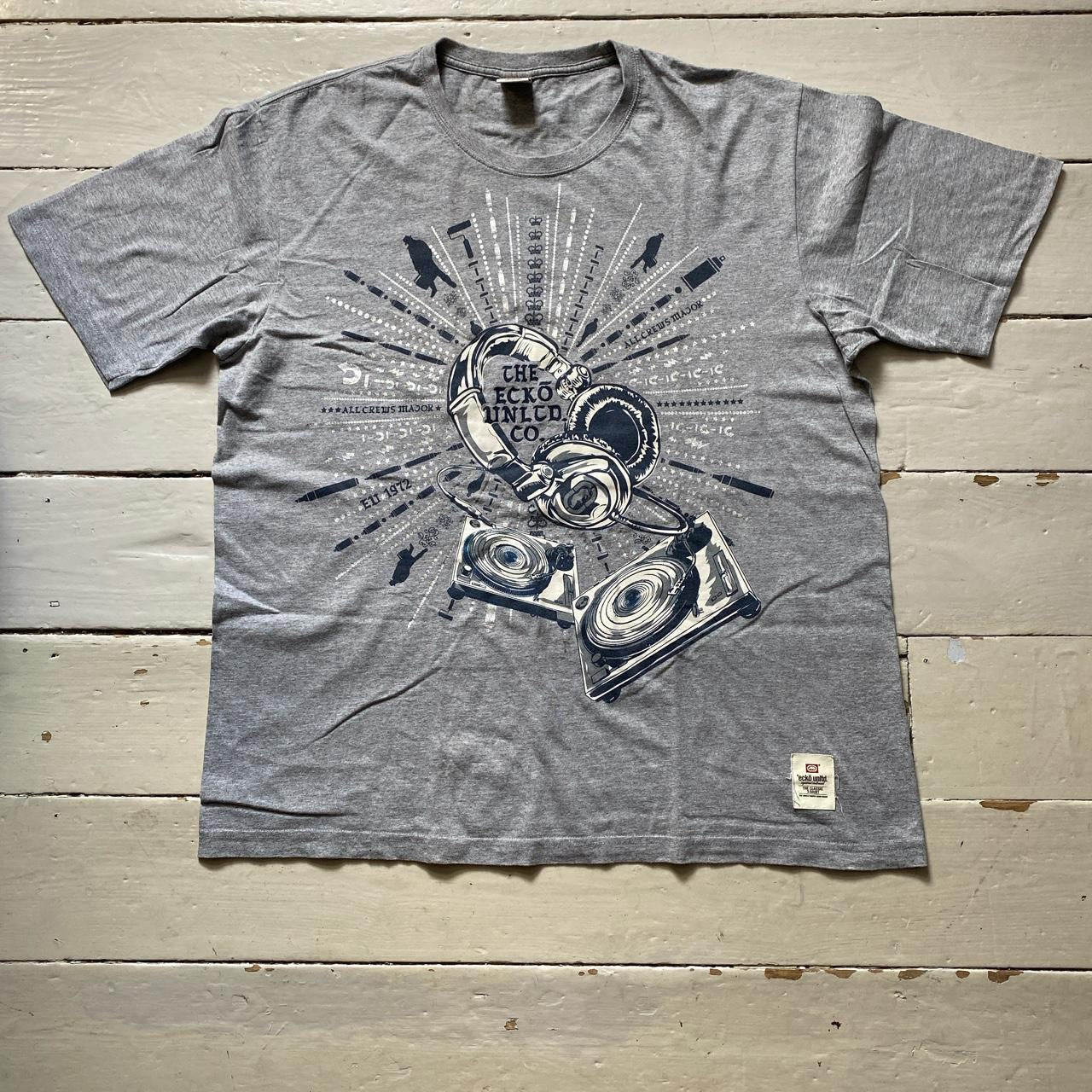 Ecko UNLTD Grey T Shirt (Large)