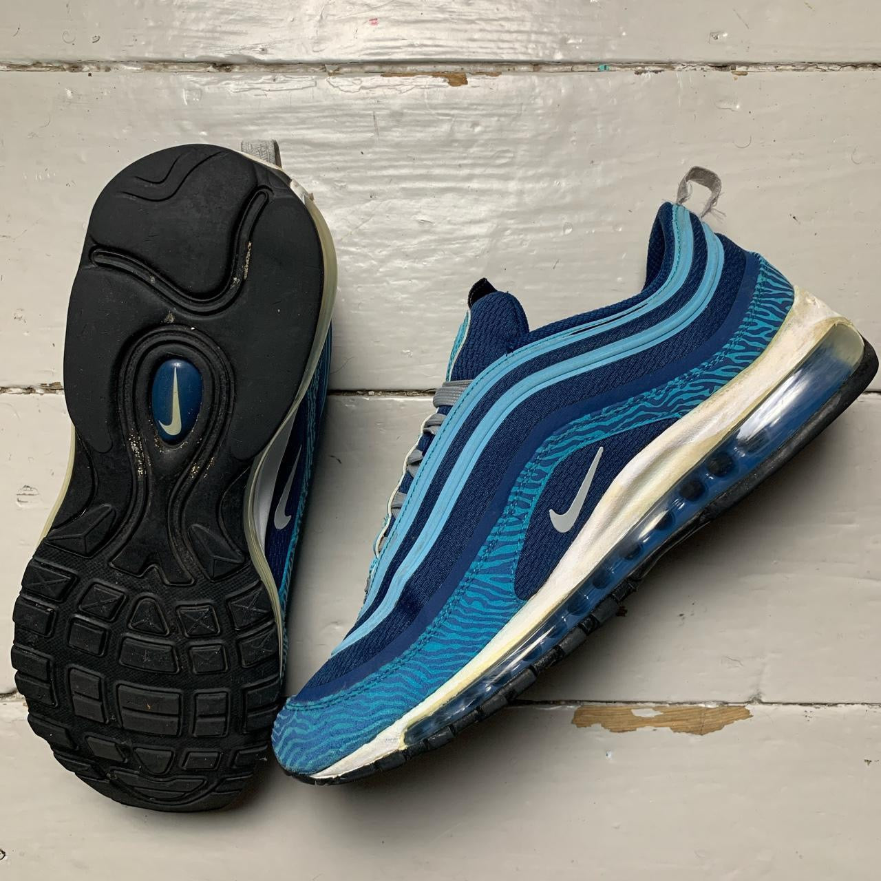 Nike Air Max 97 Teal Zebra (UK 10)