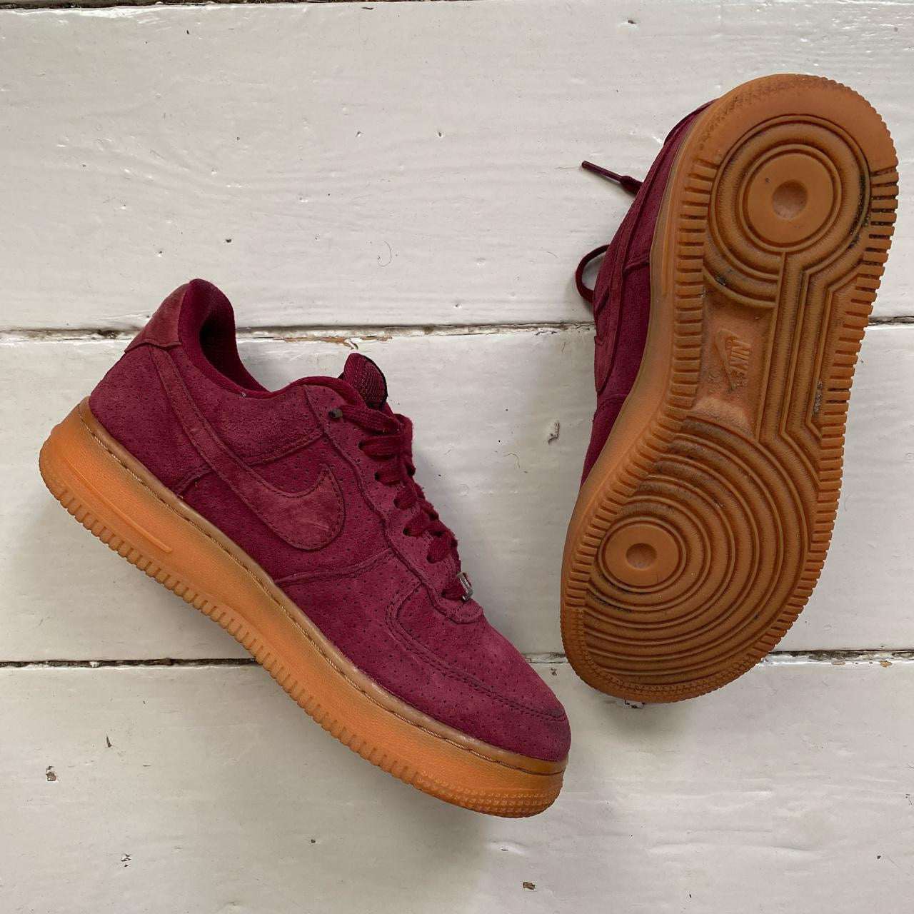 Nike Air Force 1 Burgundy Red (UK 4.5)