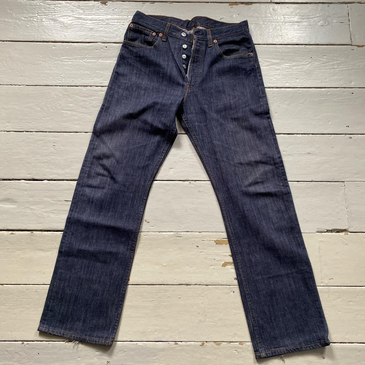 Levis 501 Dark Navy Jeans (32/32)
