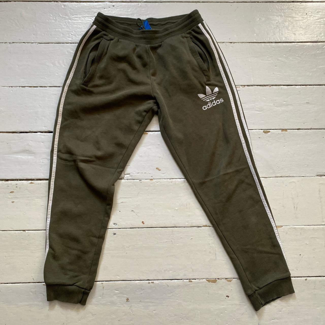 Adidas Originals Green Joggers (Medium)