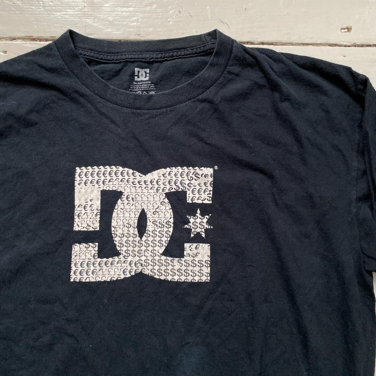 DC Shoes Vintage Money Long Sleeve T Shirt (Large)