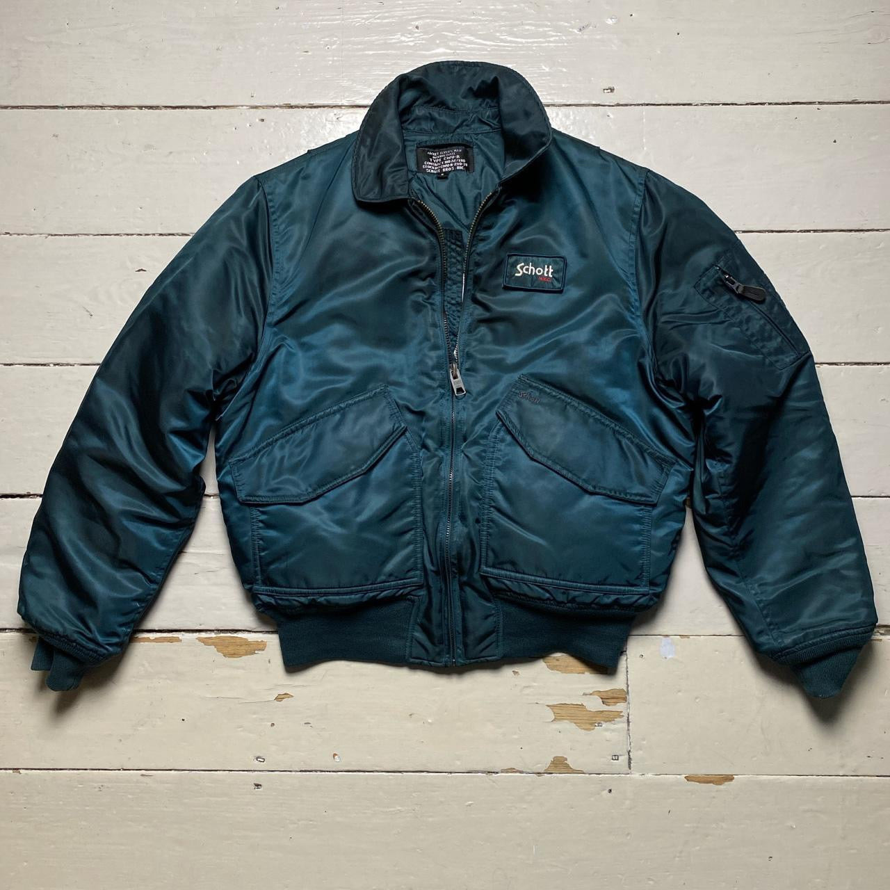 Schott USA Vintage 90βs Bomber Jacket (Small)