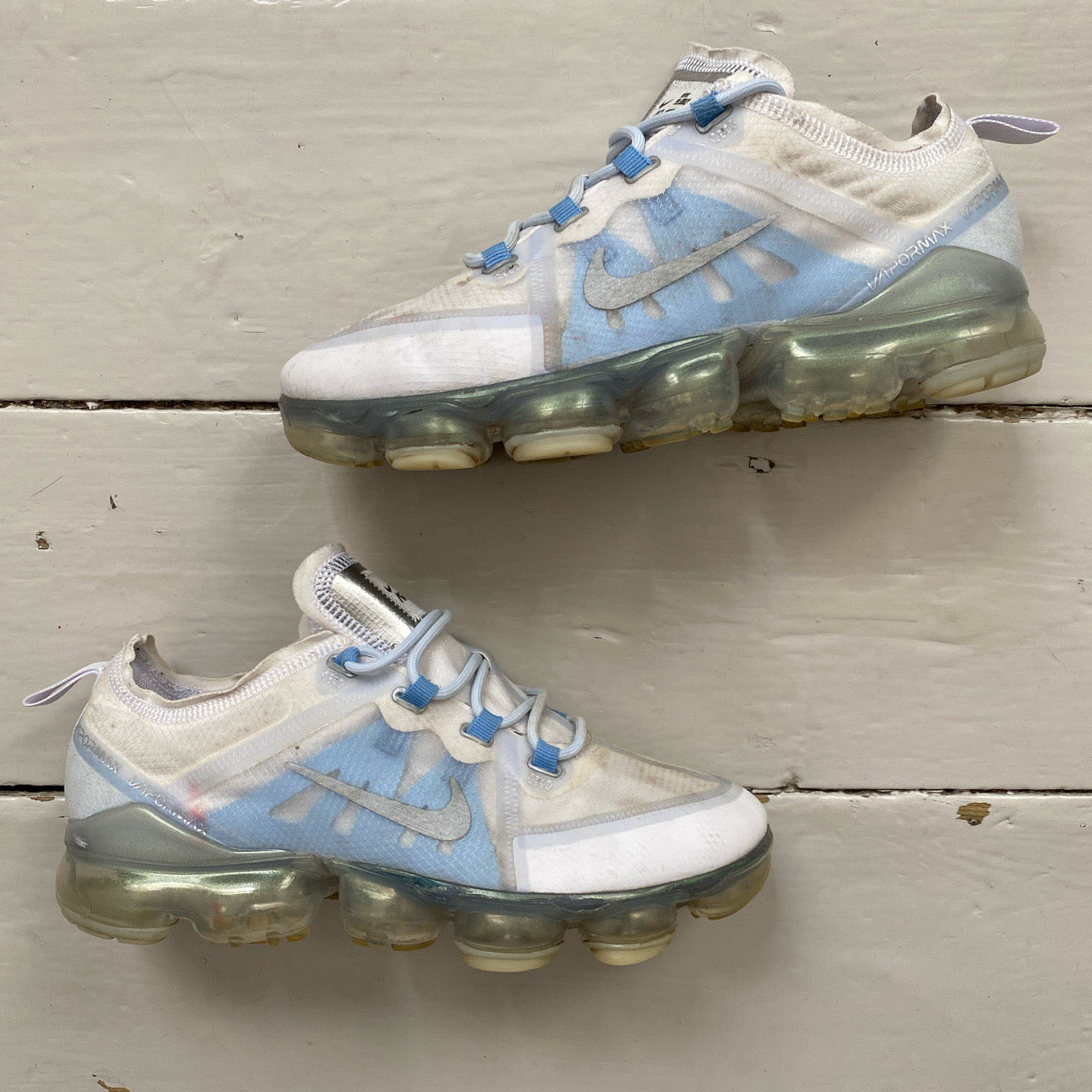 Nike Vapormax 2019 White Blue (UK 5.5)