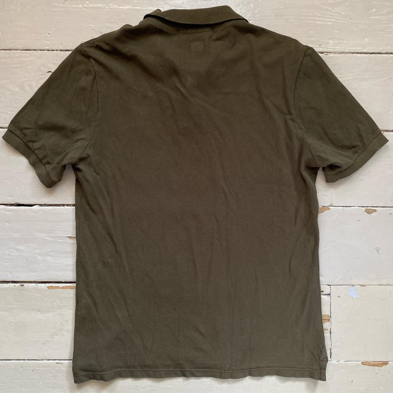 CP Company Khaki Green Polo (Large)